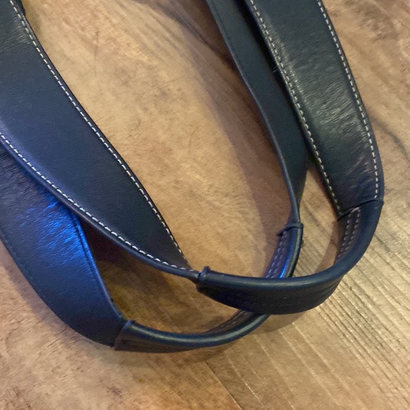 Coach large black leather shoulder bag tote - Picture 11 of 13